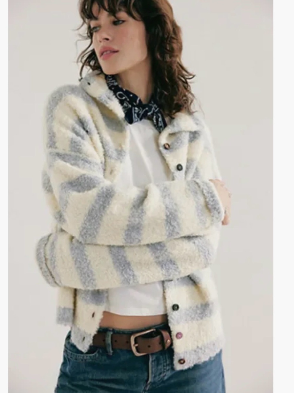 Free People We The Free Button Collection Cardi